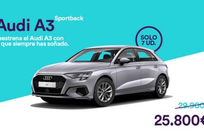 Audi A3 Sportback por 25.800€*